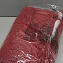 OLANLY Bathroom Rugs 36x24, Extra Soft Absorbent Chenille Bath Rugs, Rubber Backing Quick Dry, Machine Washable Bath Mats for Bathroom Floor, Tub and Shower, Home Decor Accessories, Burgundy