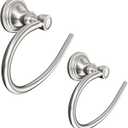Towel Ring 2 Pack, Stainless Steel Hand Towel Holder for Bathroom Wall Mount, Heavy Duty Towel Hanger for Kitchen, Bath, RV(Brushed Nickel
