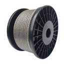 LOZOME 100 Feet 1/16 inch (1.5 mm) Cable Wire Rope 304 Stainless Steel 7x7 Standard with 100pcs Aluminum Crimping Loop for Outdoor, Garden, Kitchen, Home, Art, Craft
