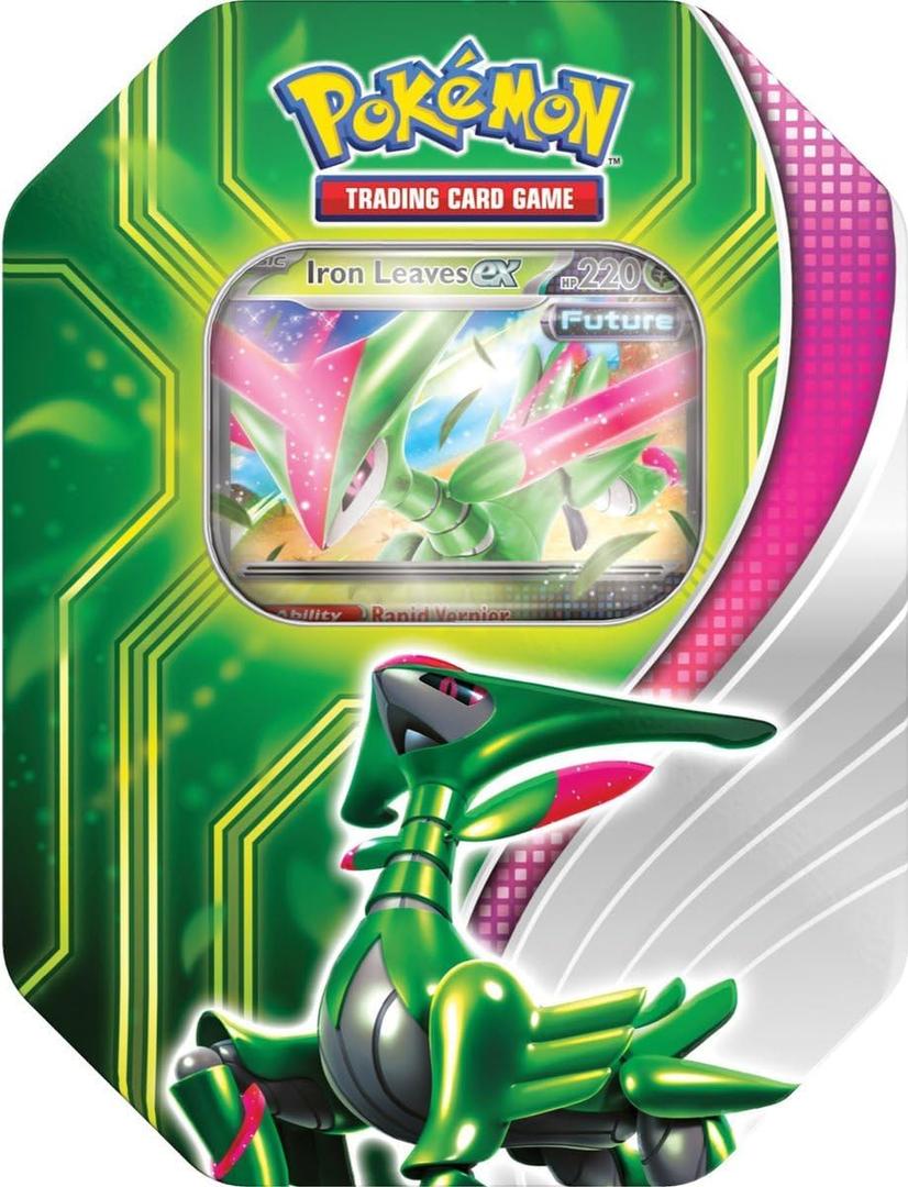 Pokemon TCG Scarlet & Violet Paradox Clash Tin - Iron Leaves  ENDGAMELDN