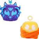 B-lox Fruits Pillow 2pc 7in Fruits Plush Hugging Plush Squishy Pillow Gifts for Soft Home Decor Kawaii (One Size, Style3)