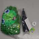 Flybar Hopper Ball for Kids, Inflatable Bouncy Ride-On Ball w/ Handle for Indoor & Outdoor Active Play, Includes Pump, Jump Ball Toy for Boys & Girls, Supports Up to 165 lbs, Ages 3+, 18-Inch, Small (Frog Green)