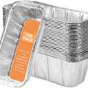 EWFEN 100 Pack Blackstone Griddle Accessories Grease Catcher Cup Liners, Aluminum Foil Drip Pan Disposable for 17" 22" 28" 36" Blackstone Griddle Drip Tray Holder Grill Rear Grease Cup Liners