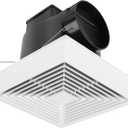 Bathroom Ceiling Exhaust Fan, Household Bath Vent Ventilation Fan with 1.0 Sones Quiet Operation, 110 CFM, 4-in Duct, 26W Energy-Saving,11.4"x11.4" (Installation Size 9.1"x9.1")