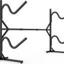 Kayak Storage Rack, Heavy Duty Freestanding Kayak Rack for Garage and Outdoor Storage, Kayak Stand Adjustable for Kayak, Canoe, Surfboard and Paddle Board