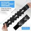 Wrist Weights Set of 2 (1Lbs Each), Adjustable Wrist and Ankle Weights for Women and Men, Wearable Arm & Leg Weights Set for Walking, Yoga, Swimming, Cardio, Aerobics, Gym