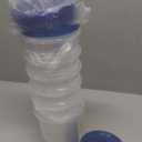 Heavy Duty Airtight Plastic Containers with Twist Top Lids, Stackable Freezer Containers for Lunch, Salad, Soup, Leftover, Ice Cream, BPA Free [6 Pack-32 oz]