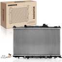 A-Premium Engine Coolant Radiator with Transmission Oil Cooler Compatible with Honda CR-V CRV 2002-2006 L4 2.4L, Automatic Transmission, Replace# 19010PPAA51