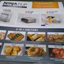 Ninja Air Fryer Toaster Oven Combo | 8-in-1 Functionality | Flip Up & Away for Storage Space | Air Fry Basket, Sheet Pan, Wire Rack & Removable Crumb Tray |1800 Watt | Stainless Steel | SP151, 17.01 in L X 15.75 in W X 7.68 in H