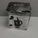 Elite Gourmet EKT8690 1.7L Electric Tea Kettle 1500W Hot Water Heater Boiler BPA-Free, Fast Boil, Water Level Window and Auto Shut-Off, Black