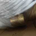 Fire Hose, White, 2 inches x 100' Lay Flat Heavy Duty Backwash/Discharge Firehose, NPSH/NPT Brass Connectors (2” NPSH/NPT-100FT)