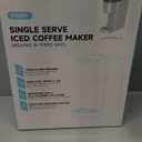 Tastyle Single Serve Coffee Maker for K Cup, Ground and Tea, Hot and Iced Coffee Machines with Bold Setting, 6 to 16 Oz Brew Sizes, Compact for Small Spaces, White (2.0 Version) 