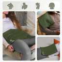 Large Hot and Cold Flexible Gel Ice Packs for Injuries Reusable, Cold Packs for Injuries Reusable Ice Packs, Soft Ice Pack for Back Cold Compress - 11.5" x 14.5" - Green