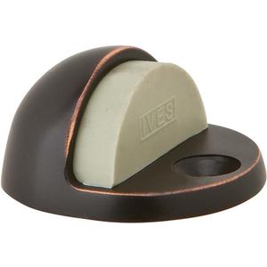 SCHLAGE Ives by Schlage 436B-716 Dome Door Stop, 1 x 1.75 x 2 inch, Aged Bronze