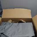 STORAGE MANIAC 2 Tier Vertical Laundry Hamper, 2 Section Laundry Sorter with 2 Removable Tote Bags, Rolling Clothes Basket for Towels, Blankets, Tall Dirty Clothes Hamper for Closet, Bathroom, 2 Bags (Gray)