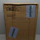 EKO Deluxe Mirage-T 50 Liter / 13.2 Gallon Touchless Rectangular Motion Sensor Trash Can, Matte Stainless Steel Finish