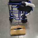 Invacare Transport Wheelchair for Adults, Compact Lightweight Wheel Chair with Foldable Backrest, Flip-Back & Removable Desk-Length Arms, 19" Seat, Swing-Away Footrests, Portable Travel Transfer Chair
