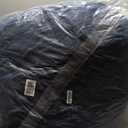 EDUJIN Large Bean Bag Chair, Memory Foam Bean Bag Chairs for Adults with Filler Included, Ultra Soft Dutch Velvet Fabric, Bean Bag for Living Room - 4 Foot, Cobalt