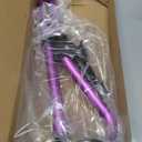 LIXIANG Walking Canes Stablize Women Quad Canes for Seniors & Adults Foldable Adjustable for Men & Women Heavy Duty Freestanding Cane for People with Leg Injuries 3 footings (Black)