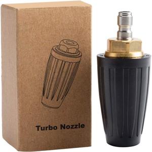 AURORA CAR Pressure Washer Tips Turbo Nozzle Pressure Washer 4000 PSI Max Rotating Pressure Washer Nozzle with 1/4'' Quick Connect for Cleaning Brick, Concrete, and Vinyl Surfaces4.0 GPM 4.0 Orifice