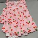 Ekouaer Womens 2 Piece Ribbed Knit Set Colorful Pattern Set Short Sleeve Set Casual Lounge Sets (Medium, C_pink Cherry)