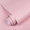 Abyssaly Pink Contact Paper Pink Peel and Stick Wallpaper Self-Adhesive Removable Contact Paper for Cabinets Bedroom Furniture Home Decor 15.7" X 393"