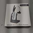 Bluetooth Headset, Wireless Headset with Microphone for PC, V5.2 Computer Headset with Noise Cancelling Mic, USB Dongle, Charging Base & Mute Button for Work, Cell Phones, Computer (Black)