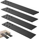 Countertop Support Brackets Heavy Duty 4 Pack 1/4" Thick 16 Inch Flat Hidden Knee Wall Countertop Bracket for Granite Quartz Wood Concret Countertops Screws Included