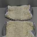 Shoe Washing Machine Bag,2 Pcs Shoe Washing Bag for Dryer & Washer, Reusable Laundry Shoe Bag for All Shoes Sizes, Independent Insole Compartment With Side Mesh (White)