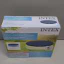 Intex Easy Set Pool Cover - 8 FT for Easy Set Inflatable Pools - 28020E Pool Cover - Includes Rope Tie, Drain Holes, Snug Fit to Protect Water from Bugs, Scum, and Evaporation