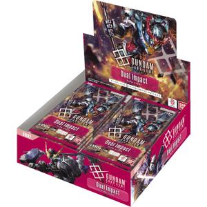Bandai (BANDAI) Gundam Card Game Booster Pack Dual Impact [GD02] (Box) 24 Packs Included