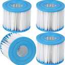 FILTREN Type VI SPA and Hot Tub Filter Replacement Cartridge Hot Tub Swimming Pool Filter Cartridge (4 Pack) 