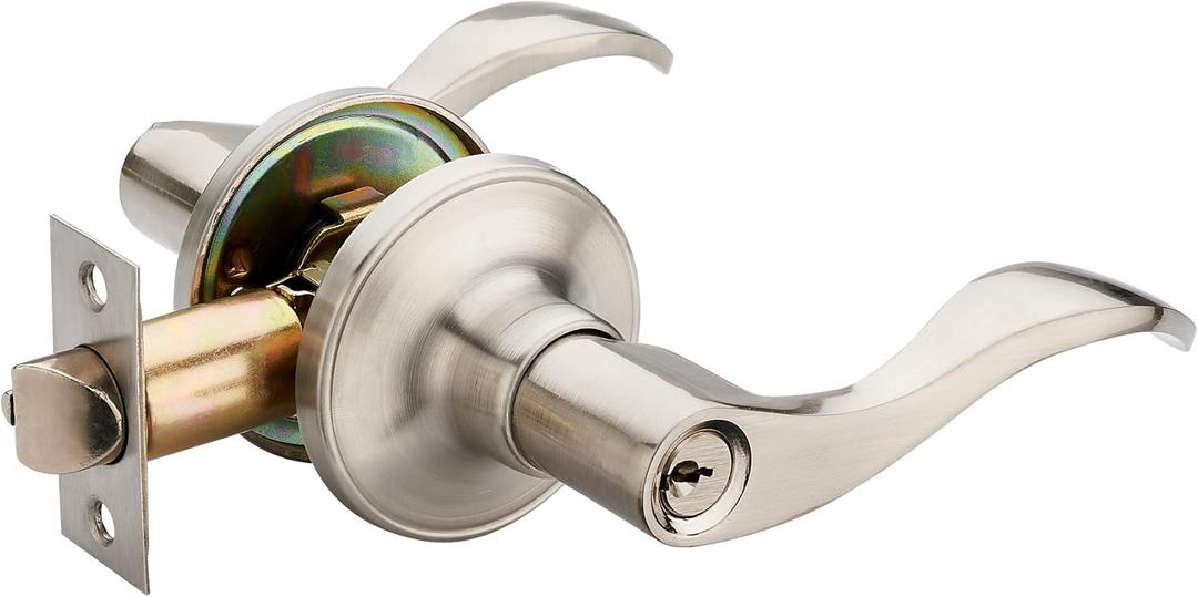 Lever Keyed Entry Door Lever Handle Lock, Door Knob (805R)