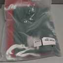 OYATON Set of 6 Christmas Stocking-Shaped Gift Bags - Fabric Drawstring Wrapping Bags with Tags & Festive Designs for Christmas Presents, 20"x15.6"