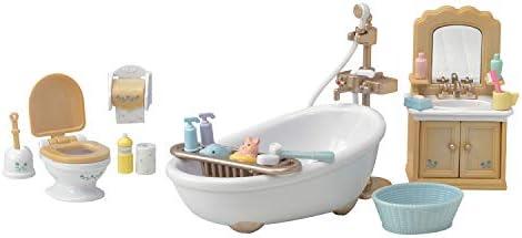 Calico Critters Country Bathroom Set - Toy Dollhouse Furniture and Accessories Set for Ages 3+