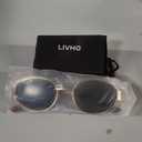 livho 2025 Trendy Oval Sunglasses - Stylish Polarized Shades for Everyday - Retro Metal Frames
200+ bought in past month
