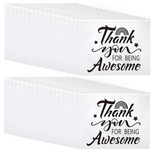 Reginary 50 Pcs Inspirational Gifts Bulk for Women Cosmetic Bag EVA You Are Braver Awesome Makeup Bag with Zipper for Birthday Graduation Christian Easter Encouragement Gifts(Classic Awesome)