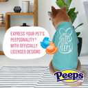 Peeps for Pets Call My Dog T Shirt - Teal Blue Dog T Shirt for Dogs Soft and Comfortable Machine Washable Dog Shirt - Officially Licensed Pet Dog Clothing,FF16041