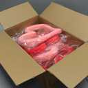 Aneco 6 Pieces Valentines Day 3D Velvet Heart Hanging Ornament 9.45 Inch Foam Heart Wreaths for Valentines Day Wedding Anniversary Front Door Home Decor, Red and Pink