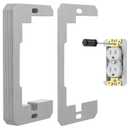 10 Pcs Wall Plate Spacer, Spacers for Electrical Outlets, Metal Flush Fit Device Leveling Plates for Electrical Outlet Repair, Fix Loose Outlets and Electrical Boxes