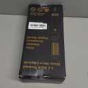 Round Hair Blow Dryer Brush - 1.2 Inch Ceramic Barrel Hair Dryer Brush for Short/Middle Hair, One Step Drying, Volumizing, Straightening and Styling, Negative Ionic Dryer Brush (Black-Golden, 1.2)