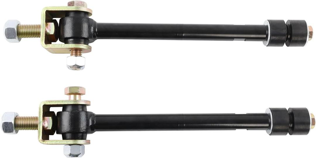 Sway Bar End Links (4-6") Compatible with 1999-2019 Chevy Silverado & GMC Sierra 1500HD 2500HD 3500HD | Heavy Duty Front Suspension Stabilizer Links | Replace# KRSWEL46