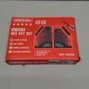 SEDY 32-Piece Hex Key Wrench Set, Metric and SAE Allen Wrenches (0.028-3/8 inch, 0.7-10 mm) L Shape Allen Keys, Chrome Vanadium Steelwith 2x Extension Handle