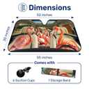 GENANY Siberian Husky Windshield Sun Shade 55 x 30 Inch