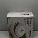 Mueller Cast Iron Dutch Oven Pot with Lid, 6 Quart Enameled, Dual Handles, Stainless Steel Knob, Stew Pot, Induction Pot - For Braising, Roasting, Baking, Cast Iron Bread Pan with Lid, White