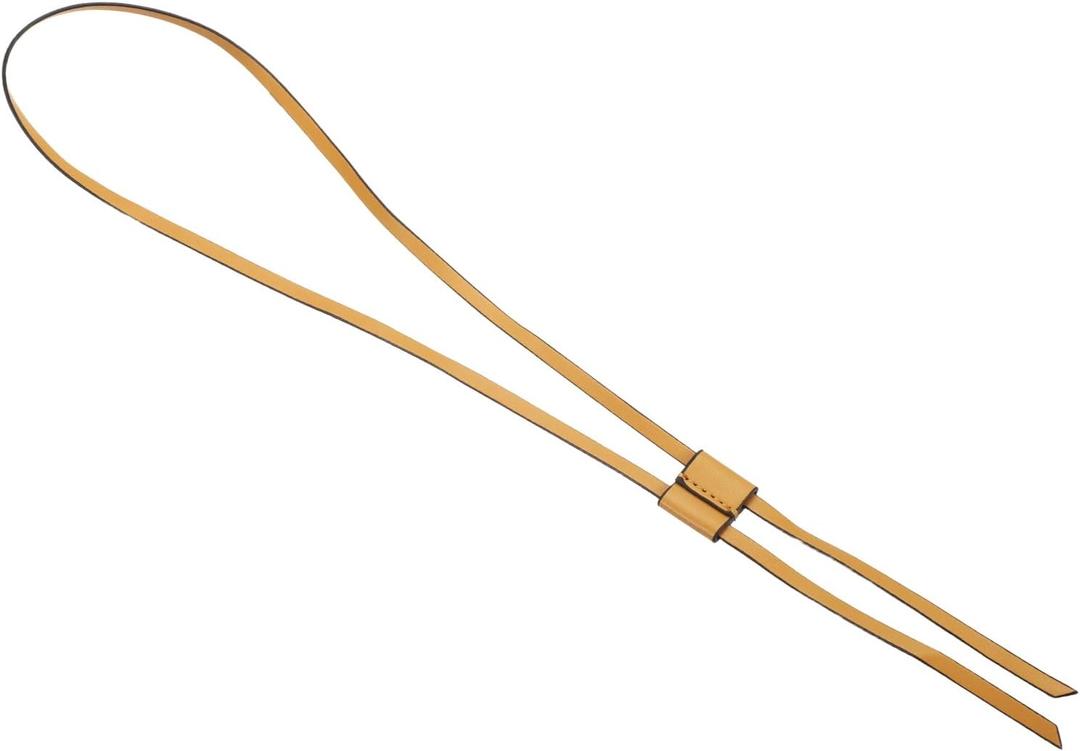 uxcell PU Leather Drawstring, 37.8 Inch Detachable PU Pull String Purse Strap Replacement Adjustable Drawstring Bunches Pocket Straps for Bucket Bag Shoulder Bag Crochet Purse, Yellow