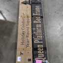 Queen Bed Frame, Queen Size Platform Bed Frame with Upholstered Headboard, Sturdy Wood Slats, No Box Spring Required, Silent, Easy Assembly, Gray