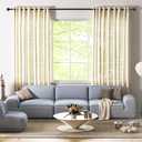 Black 1-inch diameter curtain rod: suitable for windows 28-48 "wide, adjustable curtain rod, modern minimalist design, indoor/outdoor use, 32-48 long