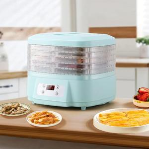 Food Dehydrator, Dehydrator for Food and Jerky, 200W Meat Dehydrator Machine for Dehydrated Foods with 6 Drying Racks and Tray (Green)
