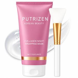 Korean Collagen Wrapping Peel-Off Mask: 15-20 Min Glow & Hydration